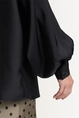 Satijnen blouse met ballonmouwen Vera Mont