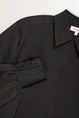 Satijnen blouse met ballonmouwen