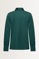 Satijnen blouse met sierbies