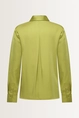 Satijnen blouse met sierbies
