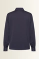 Satijnen blouse met verdekte knoopsluiting