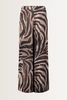 Satijnen broek met animaldessin Vera Mont