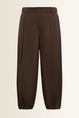 Satijnen broek met ballonzoom Vera Mont