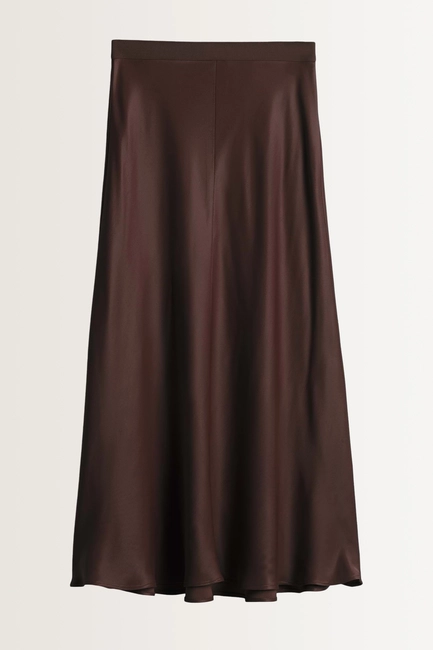 Satijnen midi-rok Odinia detail Someday