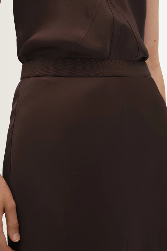 Satijnen midi-rok Odinia detail Someday