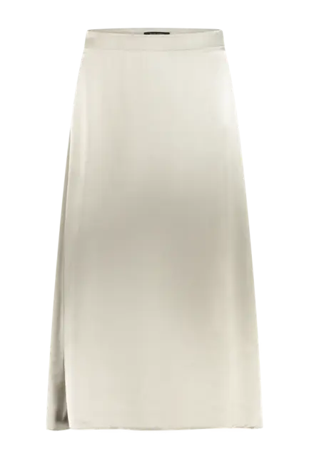 Satijnen midi rok