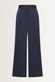 Satijnen pantalon met wide leg