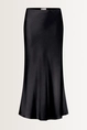 Satijnen rok met elastische taille Vera Mont