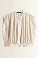 Satijnlook blouse met plooidetails Ziola Someday