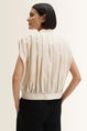 Satijnlook blouse met plooidetails Ziola Someday