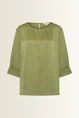 Satijnlook blouse met reliëf