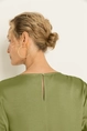 Satijnlook blouse met reliëf