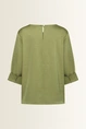 Satijnlook blouse met reliëf