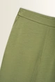 Satijnlook broek met reliëf