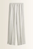 Satijnlook broek met wijde pijpen Cevil flow Someday