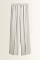 Satijnlook broek met wijde pijpen Cevil flow Someday