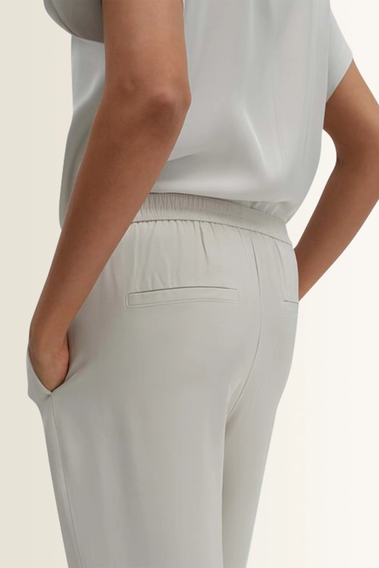 Satijnlook broek met wijde pijpen Cevil flow Someday