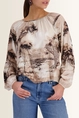 Savanneprint blouse Monari