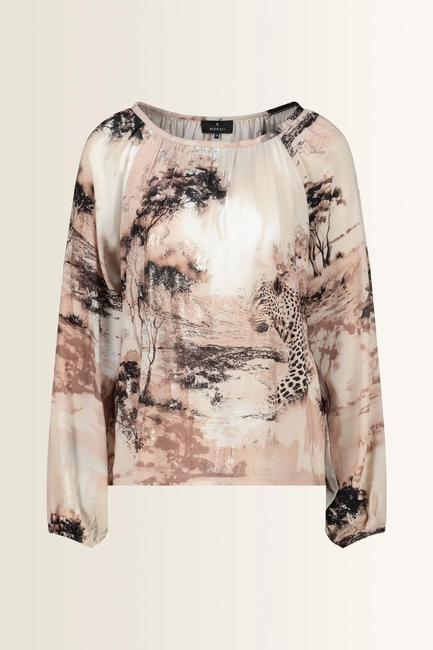 Savanneprint blouse Monari