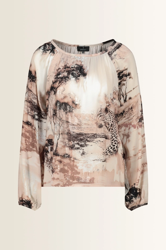 Savanneprint blouse Monari