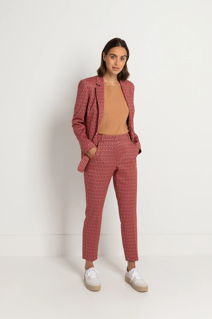 Scuba print blazer