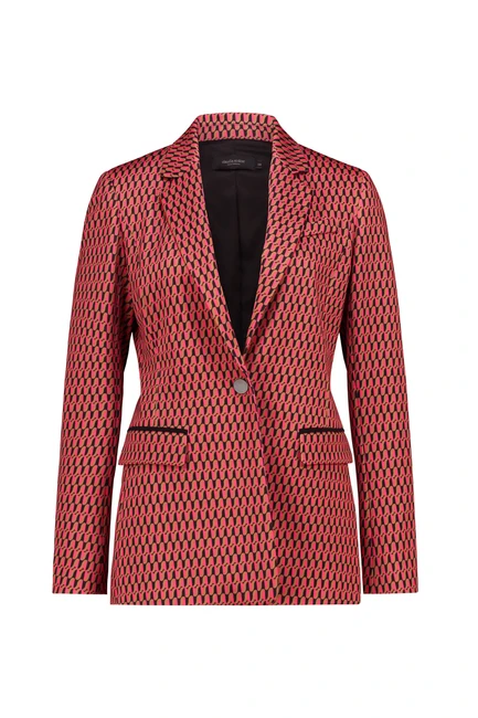 Scuba print blazer