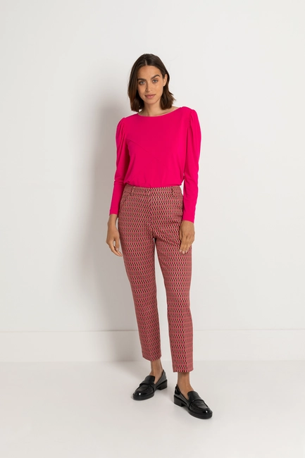 Scuba print pantalon
