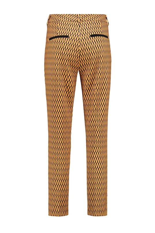 Scuba print pantalon