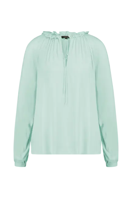 Semi-transparante blouse