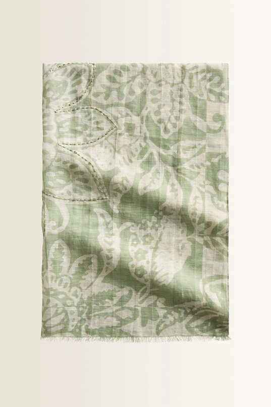 Shawl met botanische print Marc O'Polo