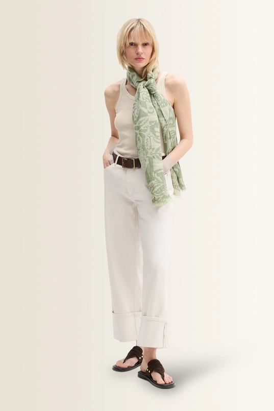 Shawl met botanische print Marc O'Polo