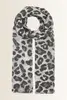 Shawl met grafische dierenprint FRAAS