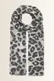 Shawl met grafische dierenprint FRAAS