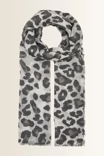 Shawl met grafische dierenprint FRAAS