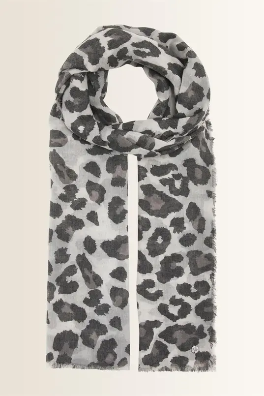 Shawl met grafische dierenprint FRAAS