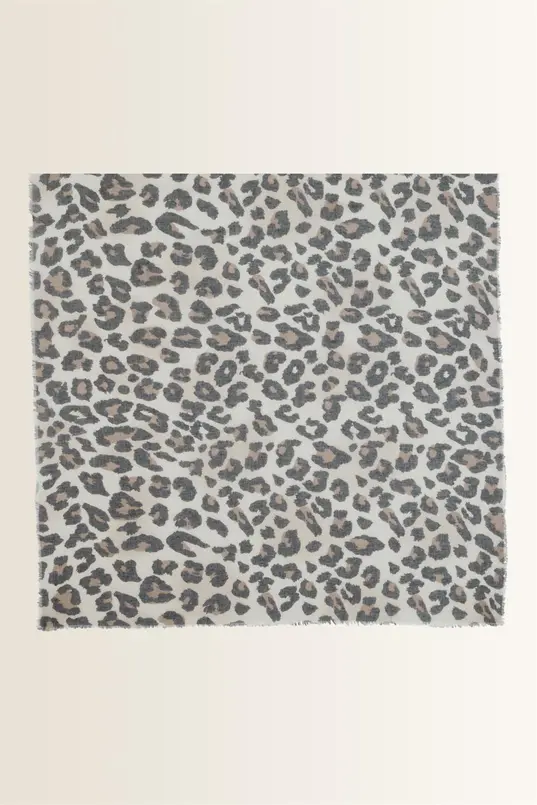 Shawl met grafische dierenprint FRAAS