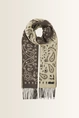 Shawl met paisleyprint en franjes FRAAS