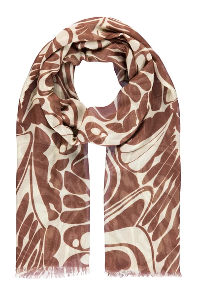 Shawl met print