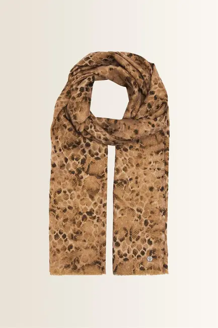 Shawl met verfijnde animalprint FRAAS
