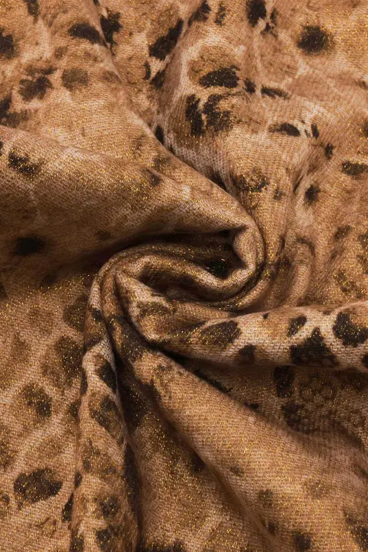 Shawl met verfijnde animalprint FRAAS