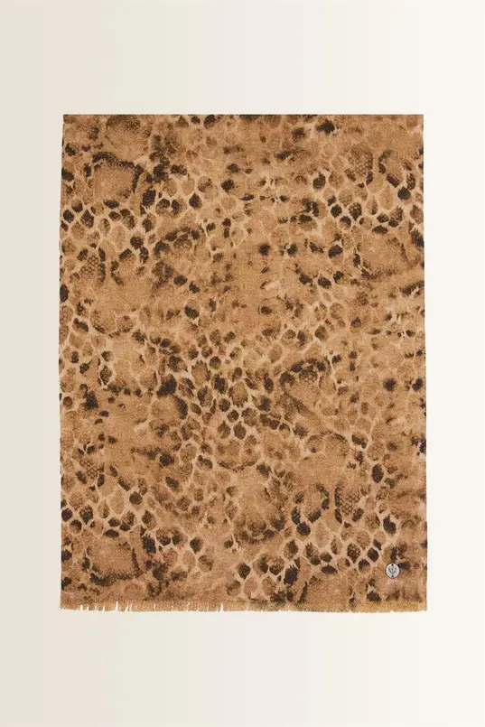 Shawl met verfijnde animalprint FRAAS
