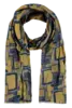 Shawl met vlakkenprint