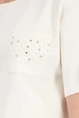 Shirt met embellished borstzak Monari