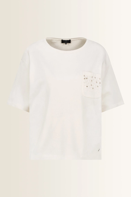 Shirt met embellished borstzak Monari