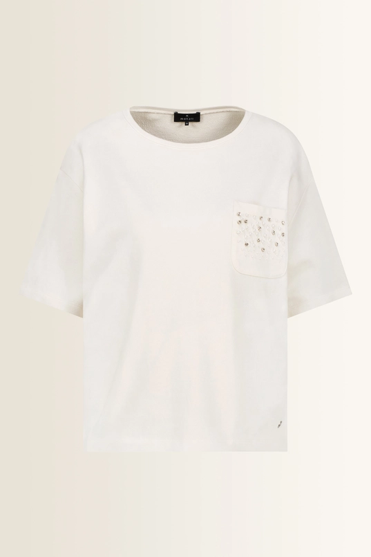 Shirt met embellished borstzak Monari