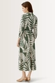 Shirtjurk met bladprint OUI