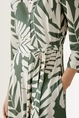 Shirtjurk met bladprint OUI