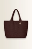 Shopper met vlechtstructuur