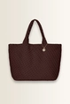 Shopper met vlechtstructuur