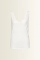Singlet met dubbele V-hals